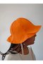Double Sided Tied Linen Look Baby Bucket Hat - 6