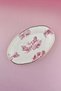 Pink English Porcelain Kayak Plate - 2