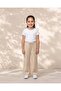 Girls Beige Casual Cargo Trousers - 2