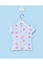 Infant Girls White Heart Floral Allover Print T-Shirt - 4
