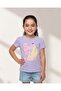 Girls Lilac Printed T-Shirt