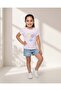 Girls White Printed T-Shirt - 2