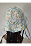 Double Sided Tied Linen Look Baby Bucket Hat - 5