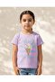 Girls Lilac Printed T-Shirt