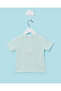 Infant Boys Mint Henley T-Shirt - 4