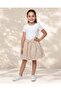 Girls Gold Jacquard Balloon Skirt - 3