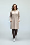 Women's C Pocketed Cycling Collar Tunic with Cuffs on the Sleeves - 4