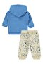 Hooded Dog Embroidery Set for 6-18 Months - Blue 12-18 Months - 2