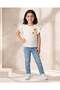 Girls White Embellished T-Shirt - 2