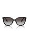 Mk 2184U 30058g 56 Dupont Women's Cat Eye Black Bone Sunglasses - 2