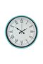 36 cm Turquoise Decorative Wall Clock - 4