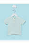 Infant Boys Mint Henley T-Shirt