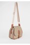 Four Pocketed Zipper Cases and Snap Closure Women's Shoulder Bag Cases
