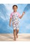 Girls Minnie Frill Allover Print Swim Onesie