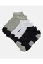 Senior Boys Assorted Sports Ankle 3 Pairs Socks Set