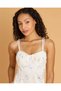 Women Assorted Printed Satin Chemise with Pleated Cup & Ruffles - 4