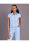 Senior Girls Blue Casual Blouse