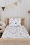 Mother's Side Crib Fitted Sheet Set (55X95 cm) - Airplanes - 5