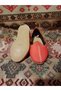 Matte Red Children's Yemeni Sandal Genuine Leather Local Style Shoes Flat Toe 22-29 - 4
