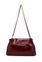 Elegant Design Sarrah Women's Shoulder Bag with Cover Bag Claret Red - 3
