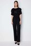 High Waist Tube Leg Trousers