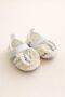 Baby Girl Ballet Flats - Booties, Lace Fabric Velcro Bow Detail , Non-Slip Underlay Pack First Step Shoes - 2