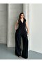 Women's Lace Pack Asymmetrical Cut Stylish Vest Blouse - Black - 8