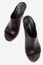 Brown Skin Women's Open Toe Red Sole Stiletto Heel U t Slipper Melody - 5