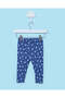 Infant Girls Navy Printed Leggings - 4