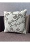 Woven Linen Sakura Series 04 43X43 (the Flower Details Are Dark Brown and Gray Tones) - 3
