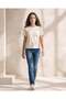Senior Girls Beige Embellished Top - 2