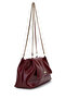 Elegant Design Sarrah Women's Shoulder Bag with Cover Bag Claret Red - 2