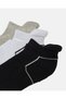 Senior Boys Assorted 3-Pack Ankle Length Half Terry Sports Socks - 3
