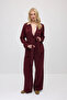 Buy Belt Pieces of TENCEL™ Jackets - Burgundy - 3