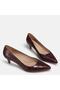 Large Size Stiletto 41-42-43-44 Burgundy Leather - 4