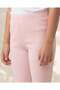 Senior Girls Pink Flared Rib Leggings - 3