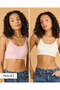 Women Green Padded Active Bra Pack of 2 - 2