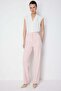 High Waist Straight Cut Trousers - 3