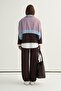 Contrast Detailed Sweat Jogger Pants Pants Set Brown - 5