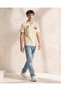 Boys Ivory Placement Print Polo Shirt - 2