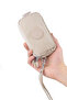 Krinkıl / Klinkır Waterproof 3 Zippered Ankle Strap Mini Wallet Makeup Clutch Bag Cream 1115Kb - 7