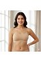 Women's Sports Bustier 3-Pack Spaghetti Strap C Cropped Athlete Black White Skin Color - 4