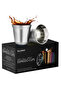 80ml Espresso Cups, Double Wall Stainless Steel Coffee Cup Set, Coffee, Tea, Pack of 2 (Silver)