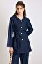 Beli Pens Detailed Jacket and Trousers Denim Set Dark Blue 9446-Tk - 2