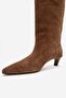 Corvel Toprak Suede Genuine Leather Women's Heeled Boots - 6