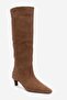 Corvel Toprak Suede Genuine Leather Women's Heeled Boots - 4