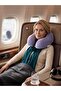 Premium Professional 100% Visco Mold Orthopedic Travel Pillow Ergonomic Lilac - 3