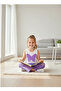 Girl's Pink Butterfly Appliqué Strap Blouse and Flared Pants Set - 4