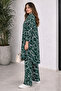Patterned Viscose Tunic Pants Double Set - 5