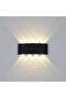 مصباح جداري LED بقوة 20 واط - أسود - 2